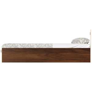 Cama Moderna con Plataforma Maltein Tamaño Queen con Diseño de Paneles de Madera - Product Image 2