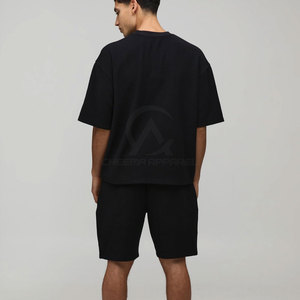 Conjunto de Camiseta y Pantalones Cortos de Estilo Moderno, Casual, para Hombre, Impresión Personalizada, Bajo MOQ, Precio de Fábrica, Nuevo y Más Vendido - Product Image 2
