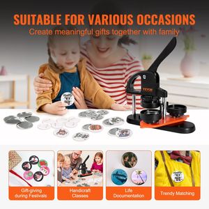 Panda Magic Book <b>Button</b> Maker Machine 2.28 Inch/58mm Pin Maker Ergonomic Arc Handle 100pcs DIY <b>Christmas</b> Gifts Children's DIY - Product Image 4