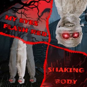 Decoración Animada de Halloween de 90 cm: Cadáver Colgante con Grito de Terror para Casa Embrujada (Uso Interior) - Product Image 6