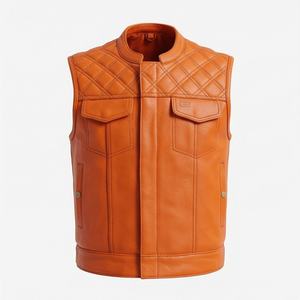 Chaqueta de Motociclista de Cuero Genuino para Hombre de la Mejor Calidad, Nueva Colección de Invierno, Chaquetas de Motocicleta con Protecciones Desmontables Personalizadas - Product Image 1
