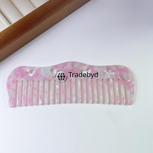 Tradebyd Luxury Handmade <b>Resin</b> Comb for Hair Beauty Styling Detangling and Salon Grooming Care - Product Image 5