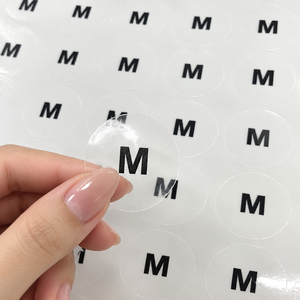 Rouleau d'autocollants transparents imprimés sur mesure pour l'emballage de détail - Fabriqué en usine au Vietnam - Product Image 2