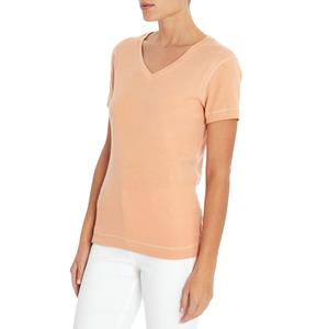 T-shirt basique uni à col rond pour femme, personnalisable avec logo, 100% coton, teinture unie - Product Image 1