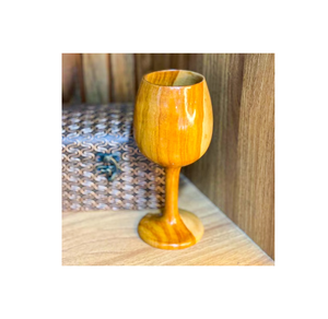Unique Wooden Wine Glass <b>Freestanding</b> Design Wood Coffee Wine Glass Holding Use Hot Deal Amazing Quality Best Price - Product Image 6