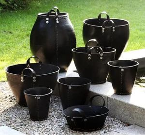 Multipurpose Recycled Rubber <b>Basket</b> with Handle Durable Handmade Tire Flower Pot Sustainable Garden <b>Storage</b> Organizer Sets - Product Image 4