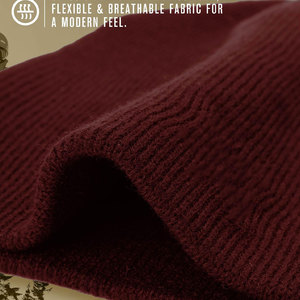 Premium Quality 100% Wool Breathable <b>Waterproof</b> Unisex <b>Beanies</b> Private Label Personalized Direct Factory Price <b>Beanie</b> - Product Image 2