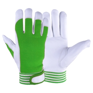 Premium Quality Heavy Duty <b>Driver</b> <b>Gloves</b> Goat Grain Leather Construction Spark Resistant Work Safety Cotton Nylon Lining - Product Image 2