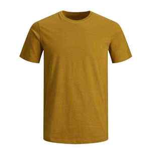 T-shirts à manches courtes en coton 100% respirant 180 GSM, col rond, logo personnalisé, vente en gros d'usine - Product Image 1