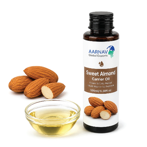 AARNAV Global Exports Huile d'amande douce 100% pure pressée à froid, huile de base pour massage, aromathérapie, tous types de peau - Product Image 2