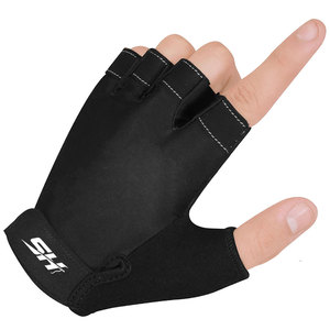 ถุงมือฟิตเนสผู้ชายแบบ OEM ครึ่งนิ้ว วัสดุยืดหยุ่น กระชับมือ ผิวสัมผัสกันลื่น แห้งเร็ว เหมาะสำหรับการฝึกความแข็งแรงสูง - Product Image 2