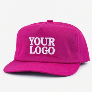 Casquette de baseball tendance à 5 panneaux, profil haut, non structurée, devant carré, broderie personnalisée, style streetwear urbain - Product Image 6