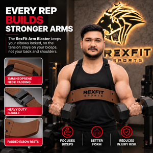 Appareil de musculation pour biceps Arm Blaster pour entraînement en salle de sport, accessoires de musculation, fabricant OEM ODM, vente en gros, approvisionnement en vrac - Product Image 1