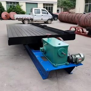 معدات معالجة المعادن طاولة هزازة من الألومنيوم من الدرجة الغذائية مع نظام محرك المعاملات ميزة منطقة 4 تصميم - Product Image 1