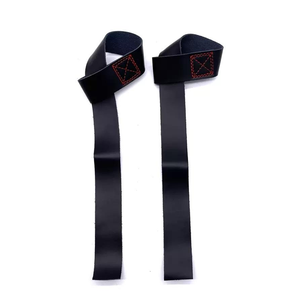 สายรัดยกน้ำหนักหนังแท้คุณภาพสูง ทนทาน ระบายอากาศได้ดี ไม่ลื่น  รับทำโลโก้  ผลิตจากหนังวัว เป็นมิตรต่อสิ่งแวดล้อม น้ำหนักเบา - Product Image 1