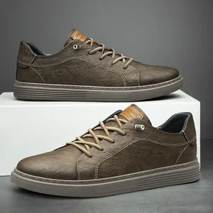 Chaussures en cuir de créateur pour hommes, chaussures Oxford à lacets, chaussures d'extérieur pour hommes, baskets, chaussures de bureau, chaussures décontractées italiennes - Product Image 4