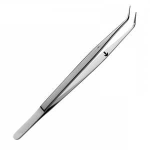 Pinces dentaires manuelles DENTRIC IMPLANTS Merriam en acier inoxydable, forceps à bec, pliante, à design dentelé et angulaire, instruments chirurgicaux - Product Image 2