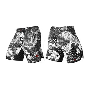 Shorts MMA personnalisés de haute qualité, imprimés par sublimation, pour hommes, femmes et enfants, shorts de boxe - Product Image 5