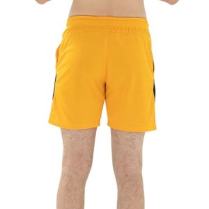 กางเกงกีฬาขาสั้นสีเหลืองแบบมีแผงตัดกันสำหรับผู้ชาย แห้งเร็ว เหมาะสำหรับออกกำลังกาย วิ่ง เทรนนิ่ง ชุดออกกำลังกาย แฟชั่น - Product Image 2