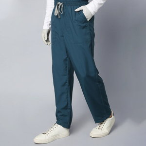 Men's Summer V-Neck Active Scrub New Arrival Durable Hospital Uniforms Medical Scrubs <b>Top</b> and Pants - Product Image 4