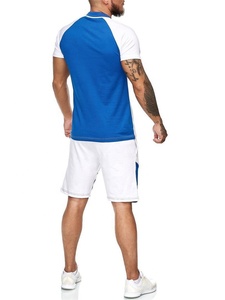 Custom Men's 100% Cotton Two-Piece Gym Wear Set <b>T</b>-shirt Shorts High Quality Printed Plus Size Summer Comfortable <b>Track</b> Suits - Product Image 4