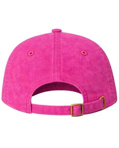 Gorra de Béisbol de Algodón Rosa Intenso, Lisa, Ajustable, Unisex, Deportiva, Informal, Transpirable, Cómoda, Personalizable, de Primera Calidad - Product Image 2