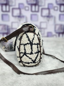 Mini Handmade Crochet Braided Chain Strap Shoulder <b>Bag</b> with Button Closure-<b>Boho</b> Style Women's Fashion Travel <b>Bag</b> - Product Image 2