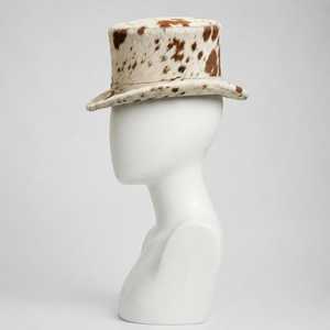 Sombrero de Cuero con Estampado de Vaca, Unisex, para Adultos, Formal, para Fiestas, al Aire Libre, Estilo para las Cuatro Estaciones - Product Image 2