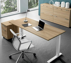 Bureau de travail modulaire durable de la série Samayojanam, avec cadre en métal thermolaqué et plateau en stratifié, mobilier ergonomique, Inde - Product Image 5
