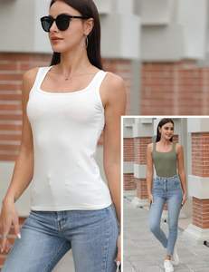 Débardeur Femme Moderne en Maille, Matière Extensible Adaptative Douce, Texture Légère, Respirant, Silhouette Décontractée, Idéal au Quotidien - Product Image 4