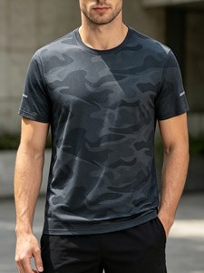 T-shirt personnalisé OEM en coton et polyester blanc, col rond tricoté vintage, manches courtes, coupe classique, décontracté pour tous les jours - Product Image 5