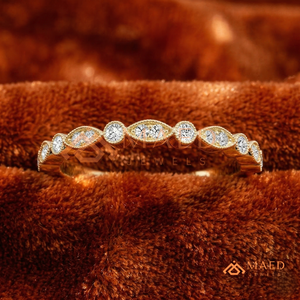 แหวนเพชรทองคำ 18K สุดหรู | แหวนแต่งงานเพชรเพาะเลี้ยงจาก Infinity Lab | แหวนมอสซาไนต์สำหรับวันครบรอบ |   เครื่องประดับอัญมณีสั่งทำพิเศษ - Product Image 1