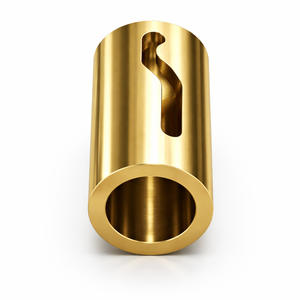 Pièces en laiton usinées avec précision suisse |   Composants en laiton usinés sur commande par CNC, utilisant des pièces de précision usinées sur commande par CNC de type suisse - Product Image 1