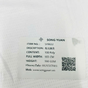 180 gsm פוליאסטר 100% סרוג בד פוליאסטר סרוג עם פסים בהירים - Product Image 6