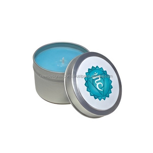 Vela Ritual Botánica Libre de Ftalatos – Votiva Metálica Plateada Premium – Lista para Usar - Product Image 3