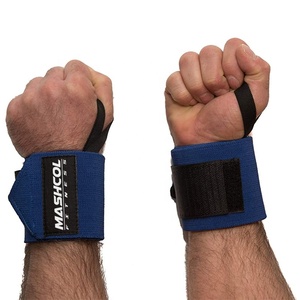 Wholesale 18" Cotton Elastic <b>Wrist</b> Wraps for <b>Power</b> Lifting Strength Training Bodybuilding Fitness Cross Training <b>Wrist</b> Wraps - Product Image 2