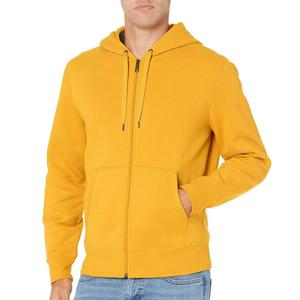 เสื้อฮู้ดผู้ชาย สีพื้น ผ้าฟลีซ 100% ผ้าฝ้าย ทรงปกติ สวมใส่สบายสำหรับฤดูหนาว แห้งเร็ว มีกระเป๋า ผ้าย้อมสีพื้น - Product Image 1