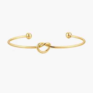 Custom Stainless Steel Gold Plated <b>Bangle</b> Gemstone Inlaid Jewelry Cubic Zirconia Bracelet B2B Wholesale Vietnam Crafted OEM ODM - Product Image 4