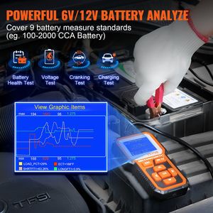 Aggiornamento 2 IN1 OBD2 Scanner strumento diagnostico protocollo OBDII Tester batteria lettore di codici auto per 1996 tutte le auto 6V/12V batteria - Product Image 4