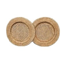 จานรองอาหารหวายสไตล์เรสติกพรีเมียม ขนาด 33 นิ้ว งานแฮนด์เมด งานฝีมือเวียดนาม ของตกแต่งบ้าน โรงแรม ห้องครัว ราคาส่งที่ดีที่สุด - Product Image 4