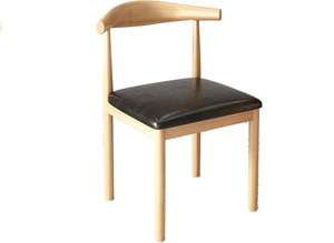 New Luxury <b>Dining</b> <b>Chair</b> Modern Minimalist Nordic Style Solid Wood Italian Style <b>Dining</b> <b>Chair</b> with PU Upholstery Seat - Product Image 3