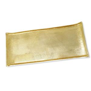 Wedding Tableware Use Decorative Dessert <b>Tray</b> Large Gold <b>Tray</b> With Butterfly Handles Latest Style Metal Serving <b>Trays</b> For Cafe - Product Image 5