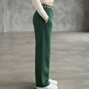 2026 New Arrived Casual Wear Double Waist <b>Wide</b> <b>Leg</b> Lightweight Sweatpants Fashionable Breathable Hip Hop Style <b>Joggers</b> - Product Image 2