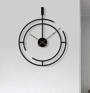 Reloj de Pared de Hierro a Precio de Mayoreo, Artículo de Decoración de Pared de Nueva Llegada para Sala de Estar, Comedor, Fondo de Pared, Reloj de Pared de Metal de Gran Tamaño - Product Image 1