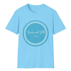 เสื้อยืดผู้หญิงลายแจ็คแอนด์จิล ปี 1938 สีชมพูพิมพ์ลาย ทรงปกติ ใส่ได้ทุกโอกาส ขายส่งสำหรับฤดูร้อน - Product Image 3