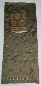 Tela de Seda George Nigeriana de Calidad Superior con Diseño Floral Étnico Nigeriano para Vestidos de Fiesta - Product Image 4