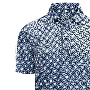 Vente directe d'usine : polos imprimés pour hommes, nouveaux modèles, vêtements décontractés, personnalisez votre propre logo, en vente. - Product Image 4