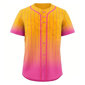Maillot de baseball à boutons à motif écossais imprimé par sublimation, respirant, anti-humidité, séchage rapide, grande taille, pour softball d'hiver - Product Image 6
