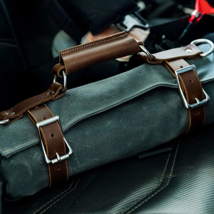 Genuine <b>leather</b> <b>tool</b> roll organizer supplier wholesale custom OEM export quality portable storage in affordable price - Product Image 4