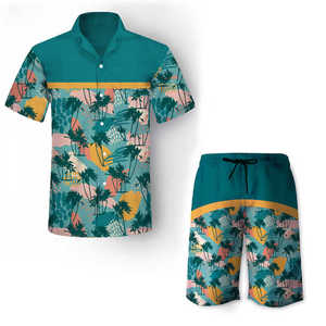 Custom Logo Eco-Friendly Knitted Polyester Cotton Regular Fit Men Summer Sublimation Printed O <b>Neck</b> <b>High</b> Street Set <b>T</b>-<b>Shirt</b> - Product Image 6